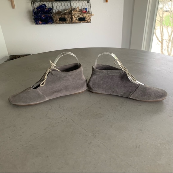 Sanuk Penelope Charcoal Gray Moccasins Minimalist Boho Outdoor Earthy Western - Picture 3 of 9